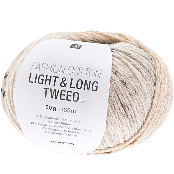 Rico Fashion Cotton Light & Long Tweed